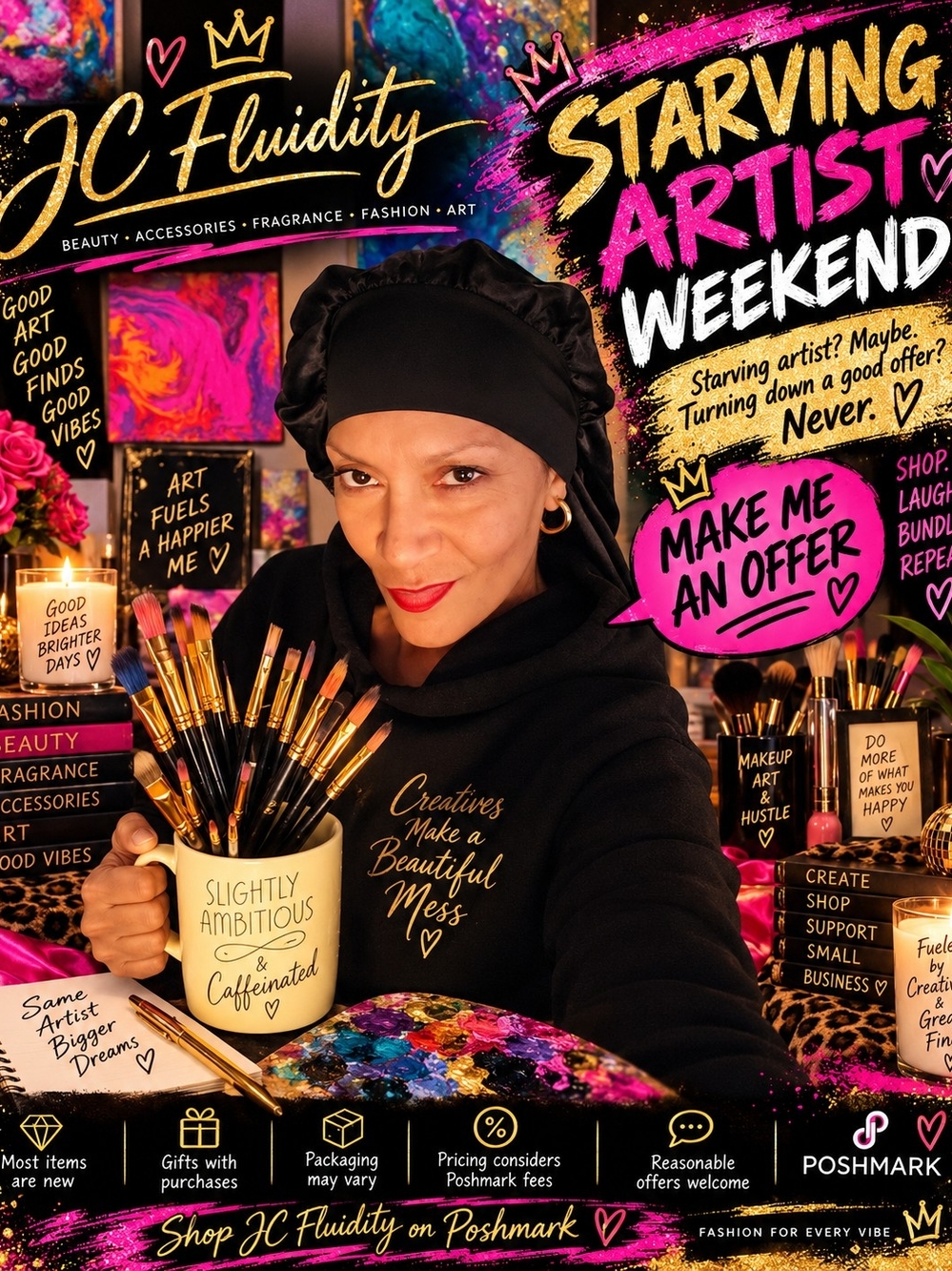 🎨 STARVING ARTIST WEEKEND — MAKE ME AN OFFER 💕 👑